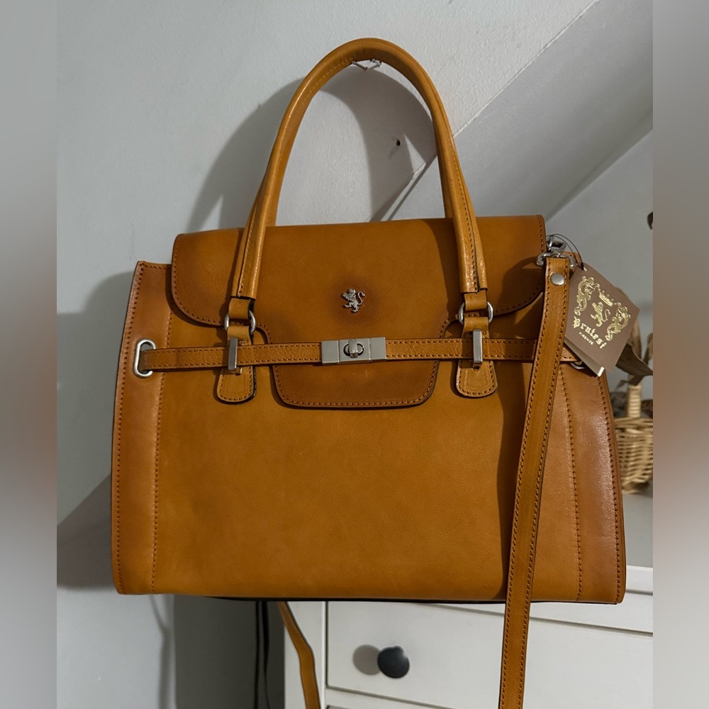 PRATESI Firenze top handle designer satchel NWT